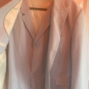 Paul Fredrick Seersucker Jacket and Vest
